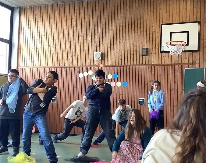 Aufführung des Tanzes